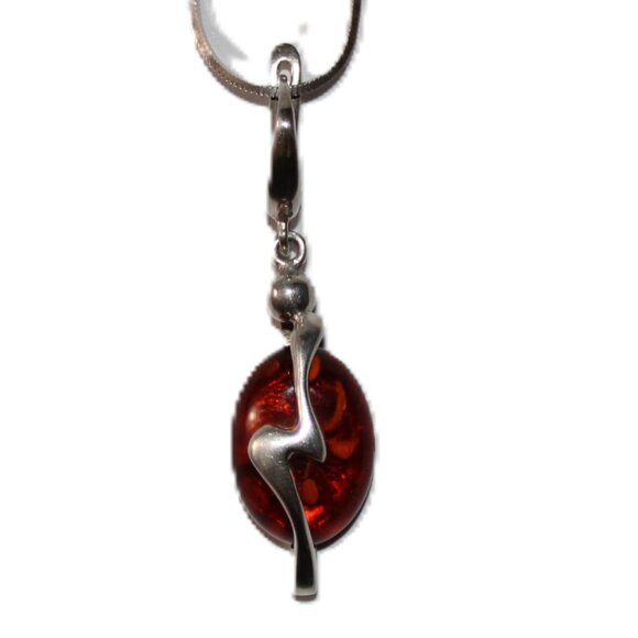 Sterling Silver Copal Necklace - Picture 1 of 7